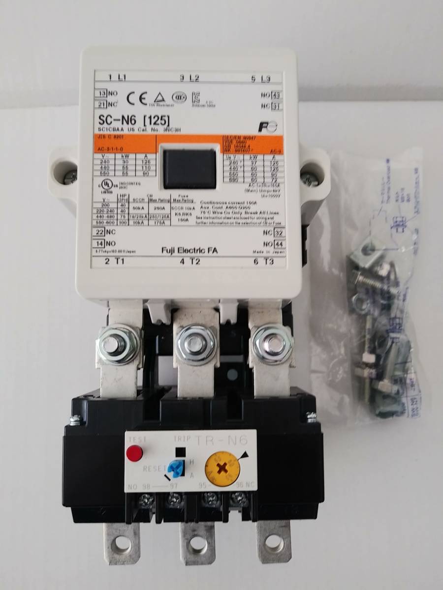 富士電機 電磁開閉器 SW-N6-22Kw-AC100V(1)