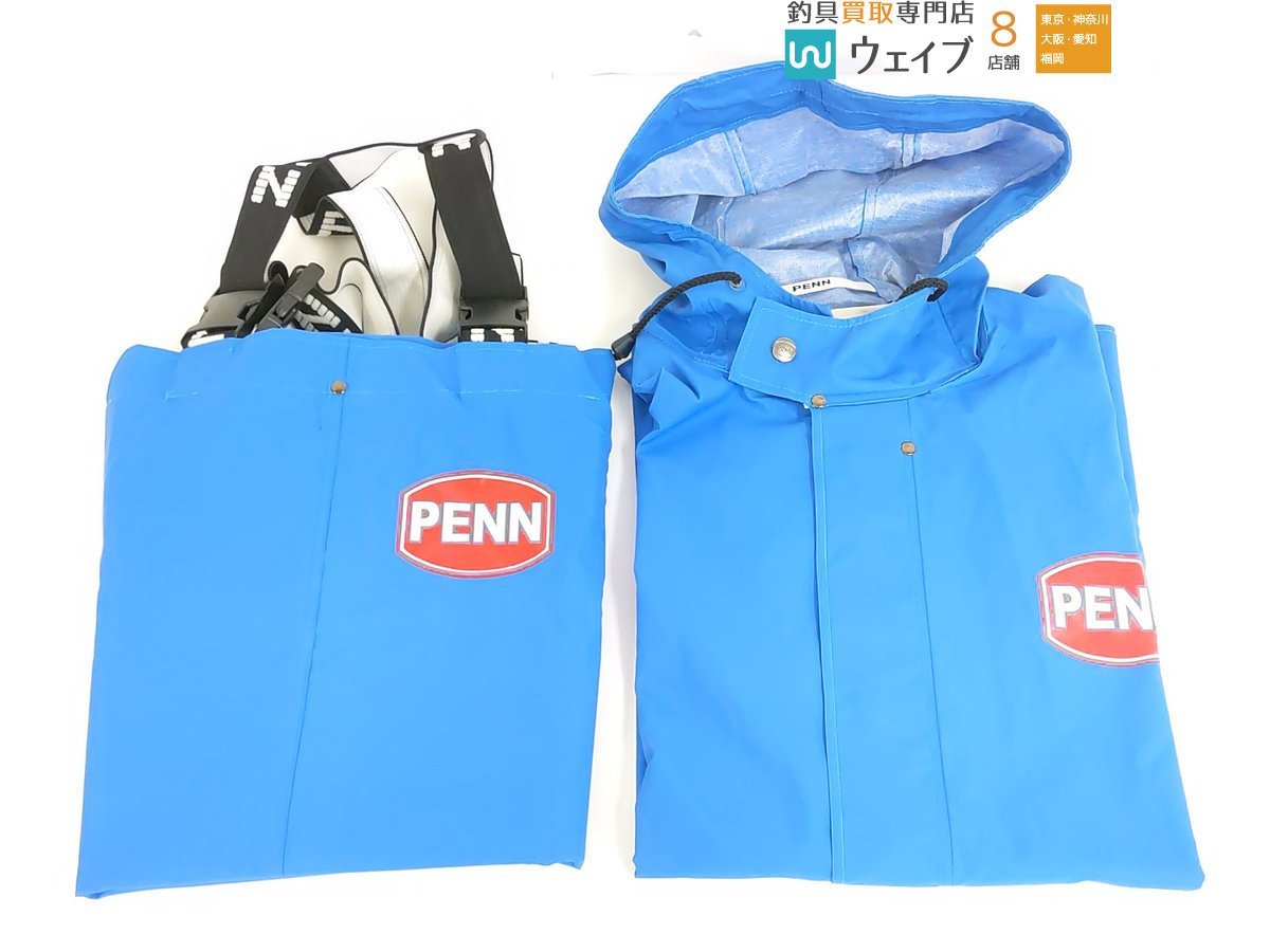 PENN ペン レインスーツ ジャンパー・胸付ズボン 上下セット Lサイズ_80Y260220 (1).JPG