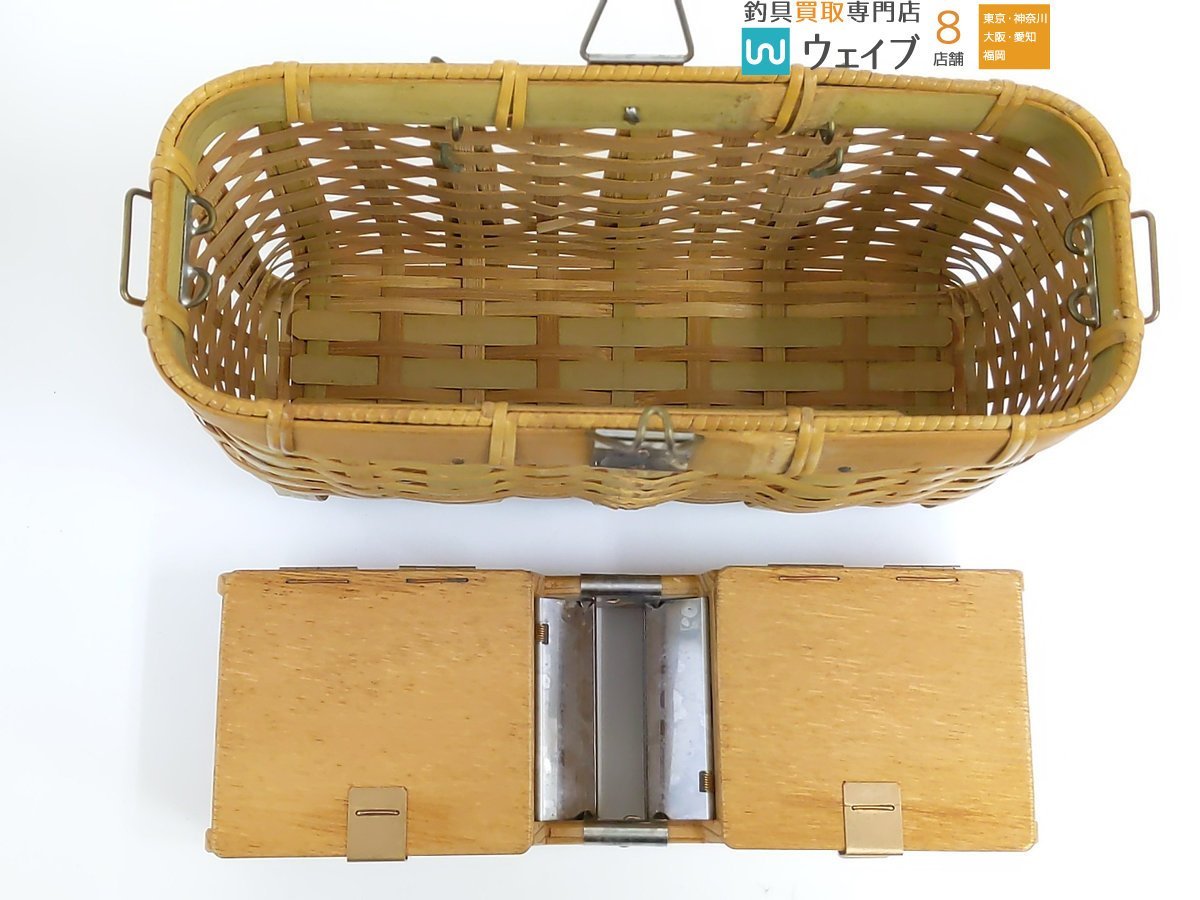 魚篭 テンダー商事・畑定良氏が制作した竹製魚籠(中古) フィッシング