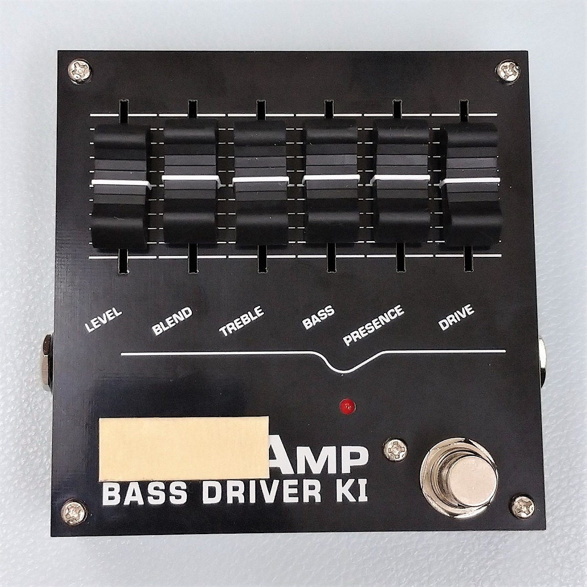 自作エフェクター SansAmp Bass Driver DI V1 初期型 簡略化・スライド