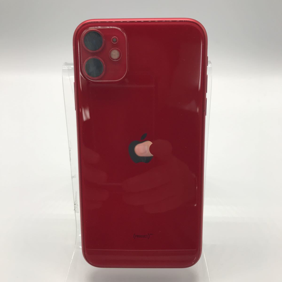 USED 美品! iPhone 11 64GB レッド au SIMロック解除済み_画像1