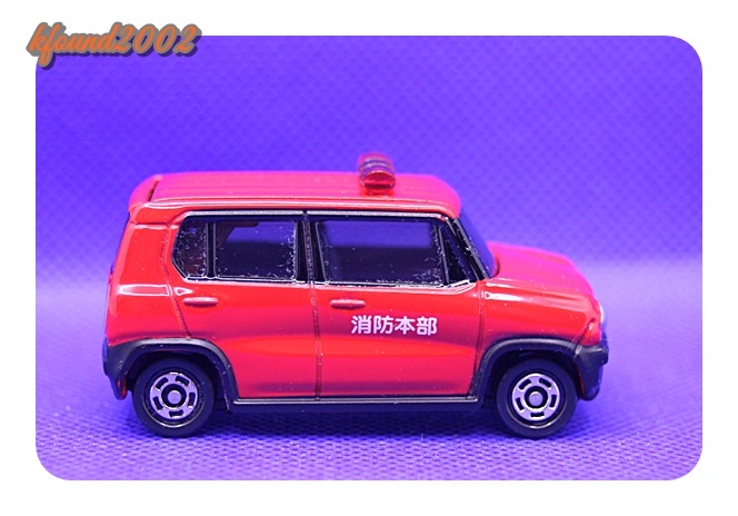 SUZUKI　HUSTLER　スズキ　ハスラー　消防本部　TOMY　トミー　トミカ製　ミニカー　良品！_画像3