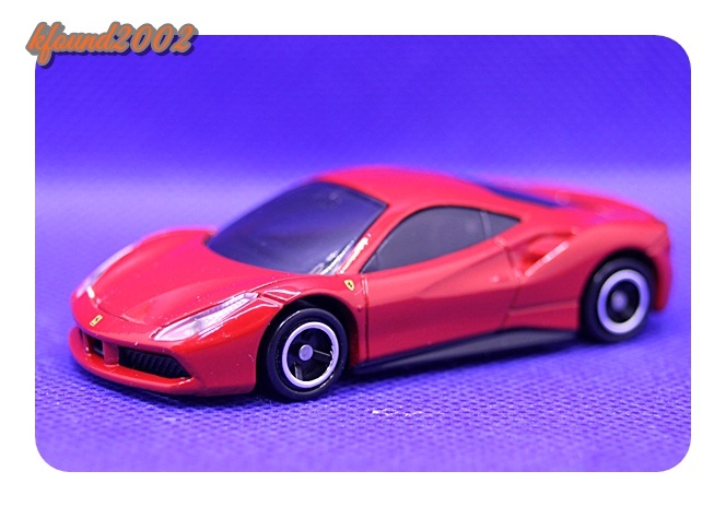 TOMICA　TOMY　トミカ　ミニカー　Ferrari　488 GTB　2018　1/62　フェラーリ　絶版　良品！_画像1