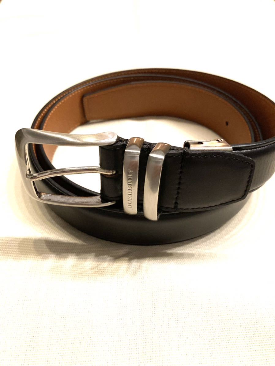 未使用品】BURBERRY バーバリー 紳士用 ベルト 黒 検/ネクタイ スーツ