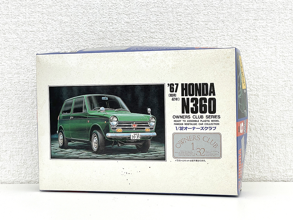 【未組立】 当時物 レア ARII/アリイ HONDA/ホンダ N360 オーナーズクラブ プラモデル 1967年代 昭和42年 1/32スケール モデルNo.41005-600_画像1