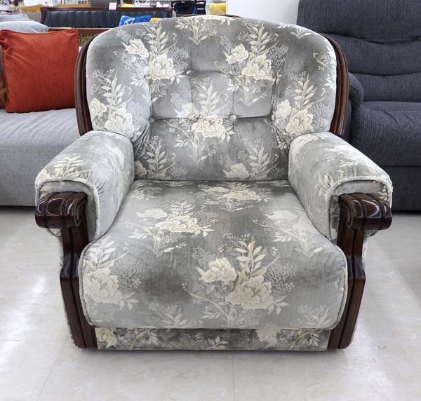 大特価 北海道/千歳市発 カリモク家具/karimoku 肘掛椅子 UP7970TQ 1P