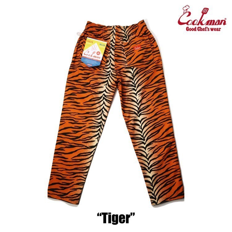 XL size COOKMANshef pants Tiger orange Cook man Tiger Orange