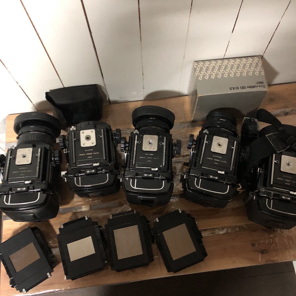 MAMIYA RB67 カメラ本体 レンズセット 5個まとめ 色々付属品 フィルム
