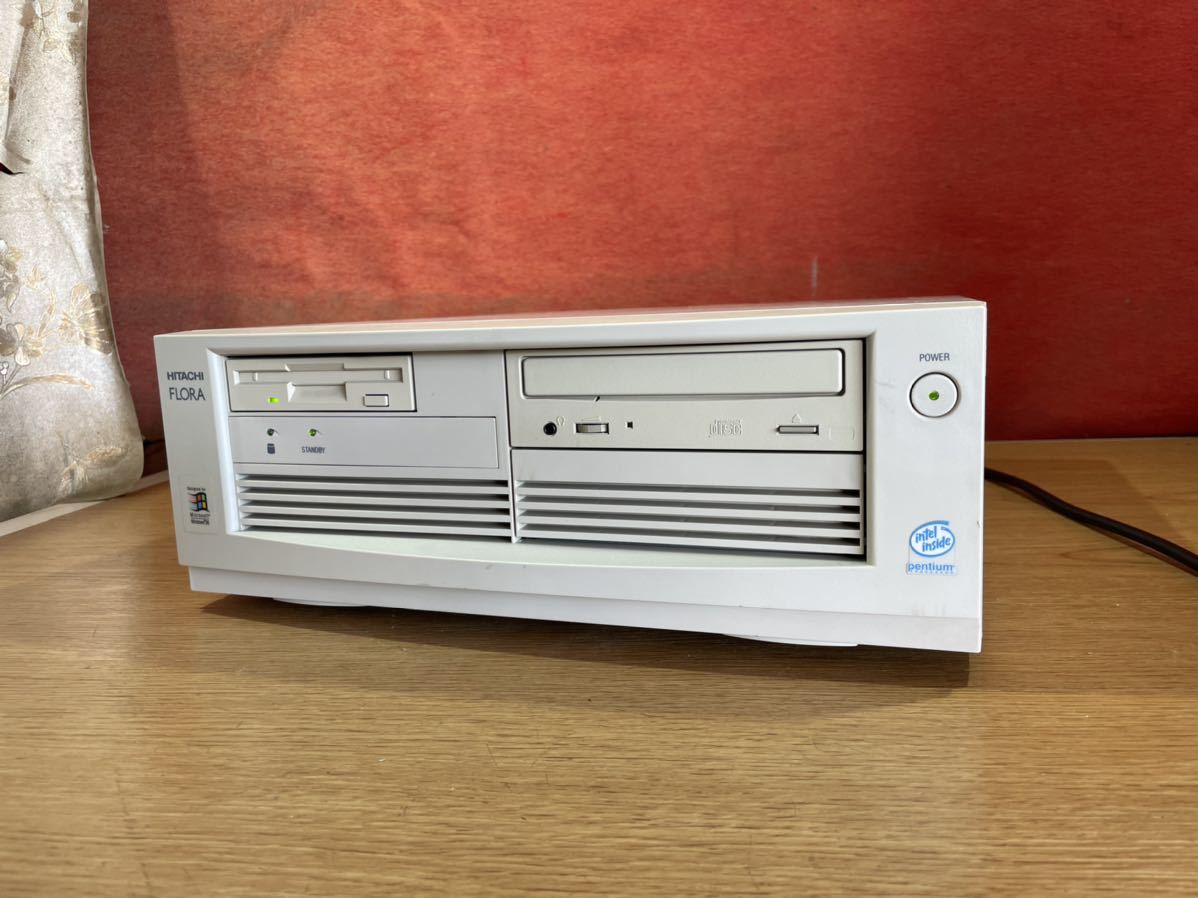 NO.E/ HITACHI FLORA / Windows95 / 形名 PCT-PR-VR3E / 中古品 通電