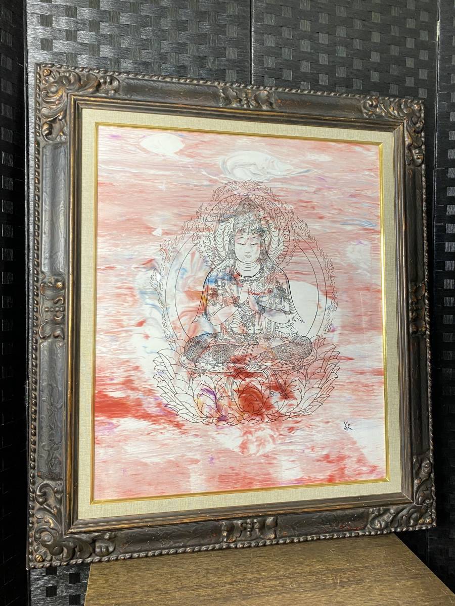  dragon ..[ large day .. image ]20 number autograph have Keiko Ryuspilichuaru picture religious picture better fortune art frame work of art oil painting .* genuineness guarantee ( control ID:4097)