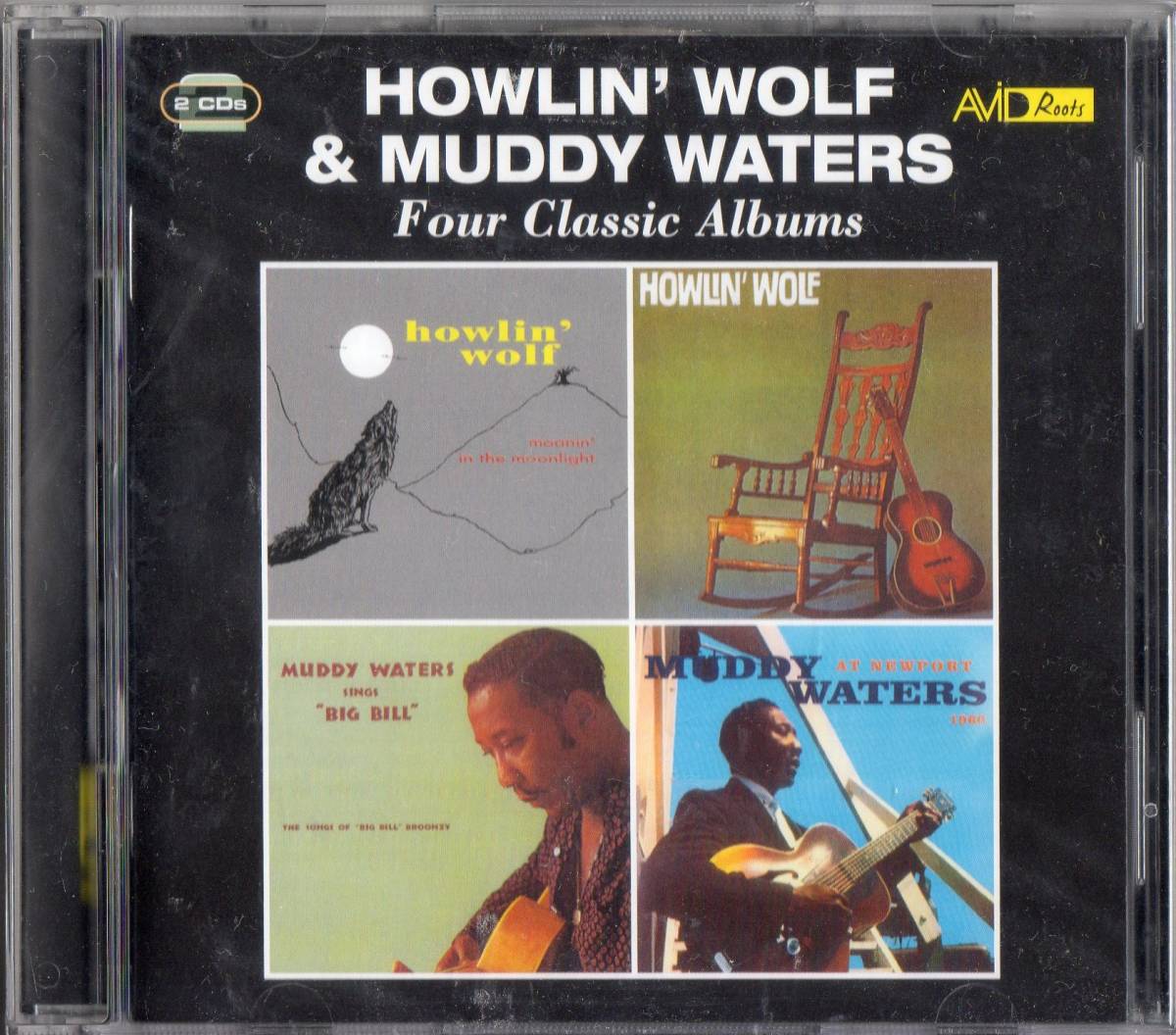 Howlin' Wolf & Muddy Waters /Four Classic Albums【新品2015リマスターCDブルース】Moanin' In The Moonlight,Sings Big Bill Broonzy