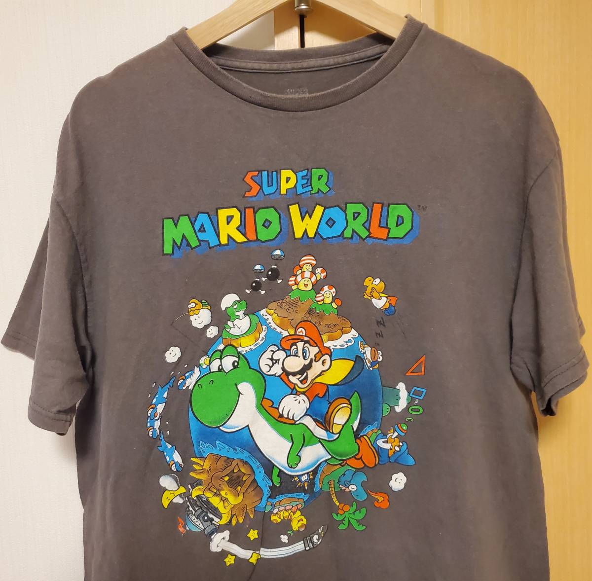 2022年ファッション福袋 2005年 Mario マリオ 任天堂 ニンテンドー Tシャツ Nintendo Tシャツ/カットソー(半袖/袖