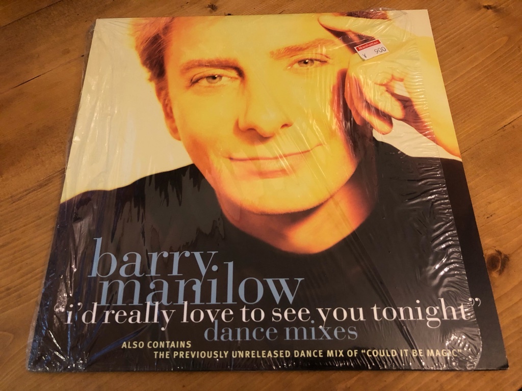 12”★Barry Manilow / I’d Really Love To See You Tonight (Dance Mixes) / ヴォーカル・ハウス!!の画像1