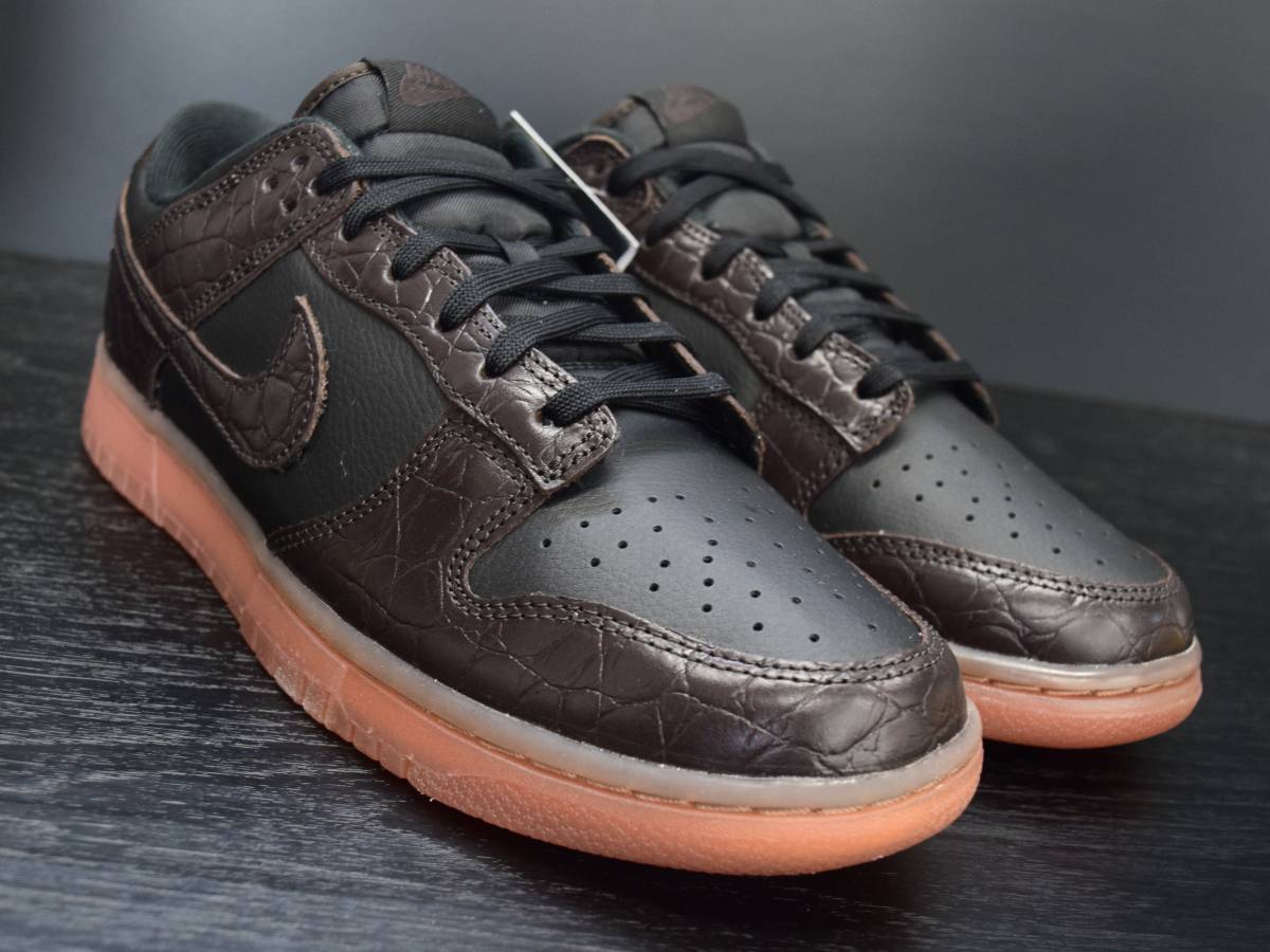 27CM NIKE DUNK LOW VELVET BROWN AND BLACK ナイキ ダンクロー