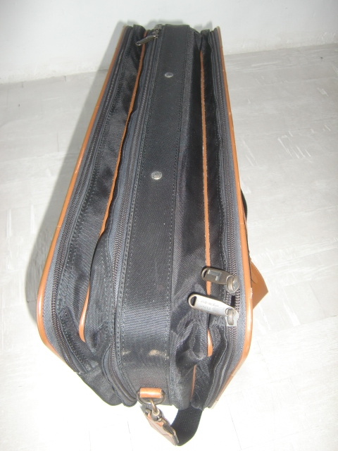  free shipping France made 70\'s~80*s VINTAGE LANCEL man and woman use Lancel Boston bag travel travel bag leather × nylon 70 period 80 period 