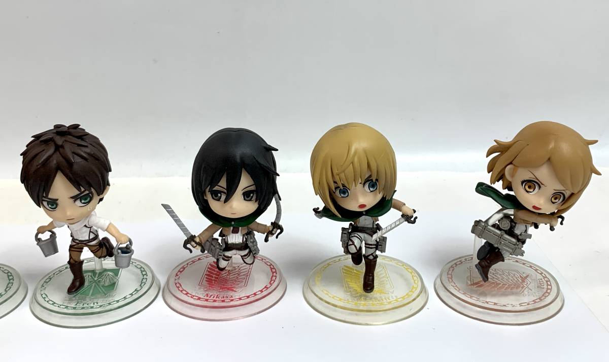 新品 進撃の巨人 ジオラマフィギュアアクリルケースセット ちびキュン
