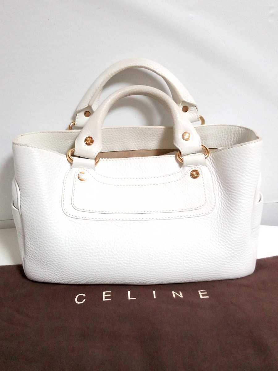 大人気在庫 celine - CELINE ブギーバック ホワイトの通販 by みか's
