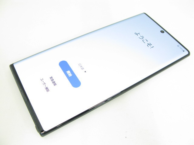 SIMフリー ドコモ SC-01M Galaxy Note 10+ オーラブラック SIMフリー