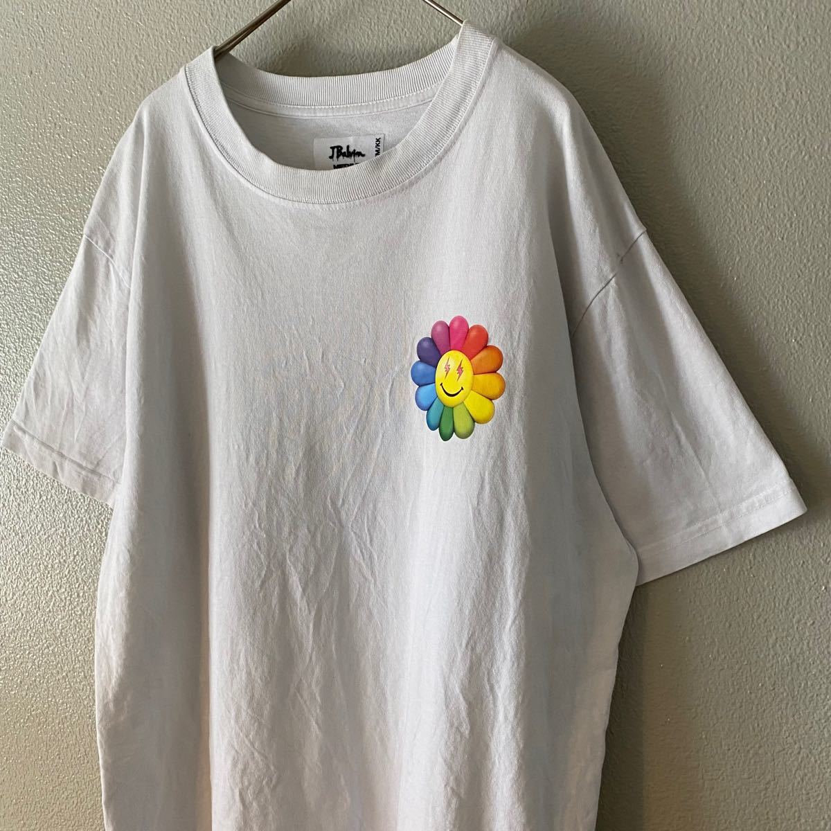 20SS J Balvin x Takashi Murakami 村上 隆 Tシャツ tee 大人気】J Balvin×Takashi Murakami 村上隆 コラボ プリント