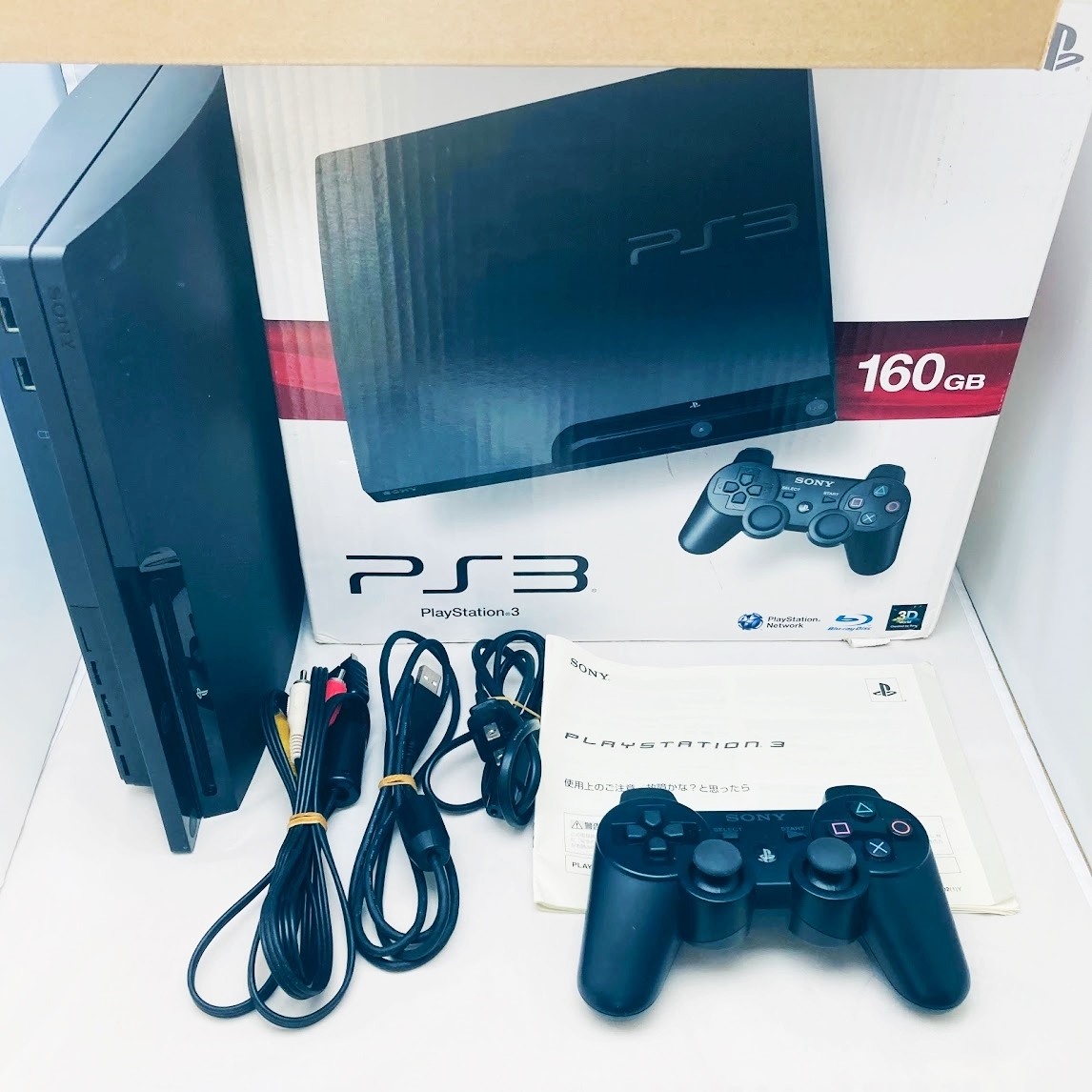 完品】 PS3本体 CECH-3000A 160G PlayStation3 チャコール・ブラック
