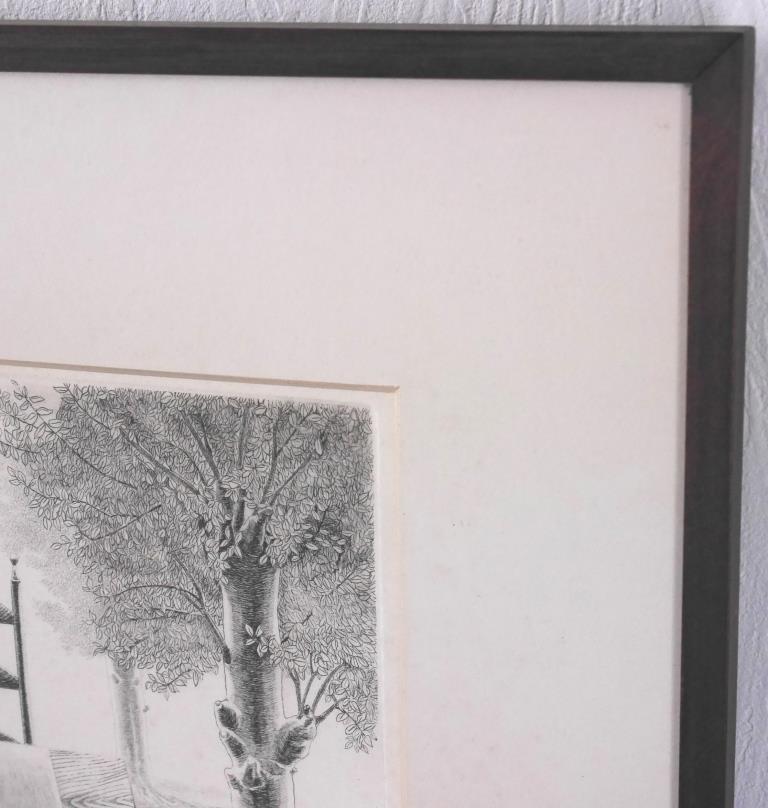 ヤフオク! - 根本啓『リンゴのある風景』◇銅版画◇直筆サイン有◇限定