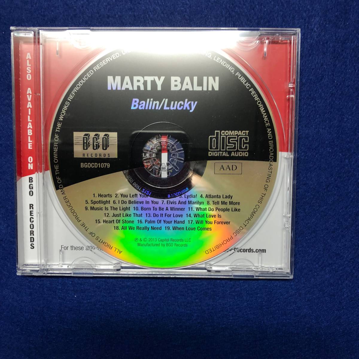 67%OFF!】 マーティ バリン MARTY BALIN BALINCE CD