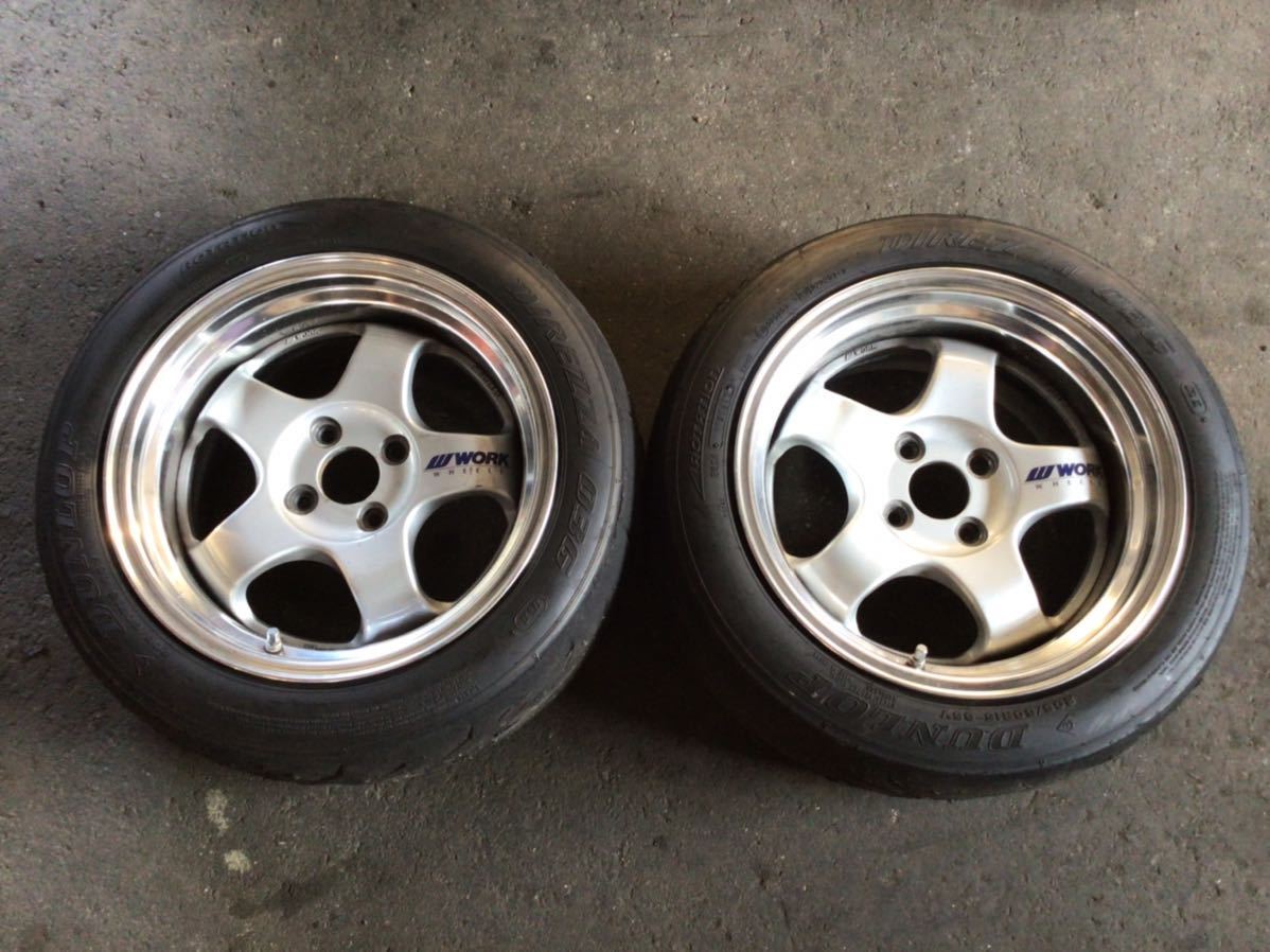 WORK マイスター S1 8Jx15 OFF+30 PCD100 4H 2本セット bpbd.kendalkab