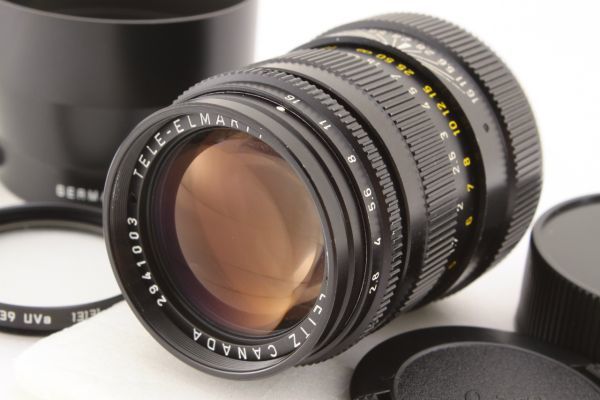 ◇やや難あり◇ライカ Leica TELE-ELMARIT M 90mm F2.8 後期 ブラック #7352 