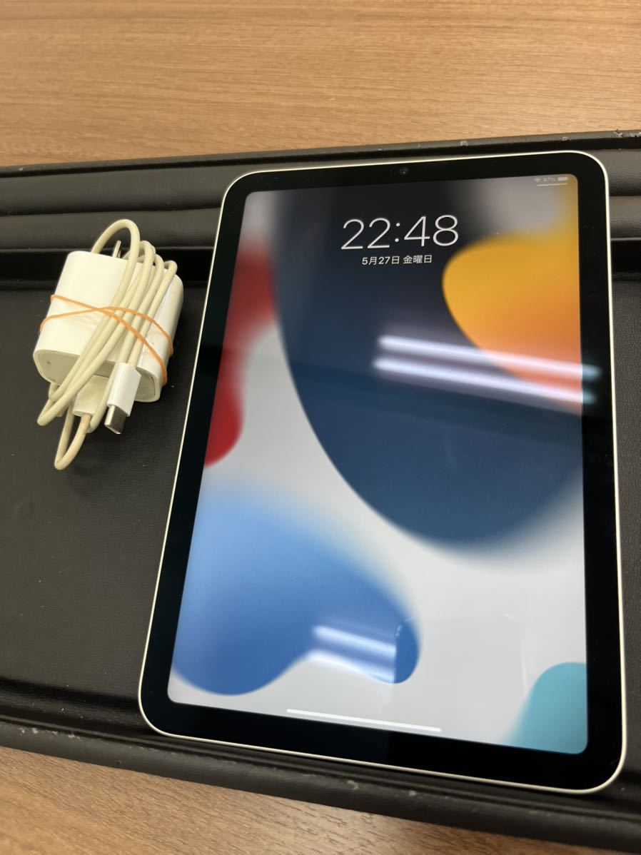 G 美品!!apple iPad mini 第6世代 Wi-Fiモデル 64GB スターライト