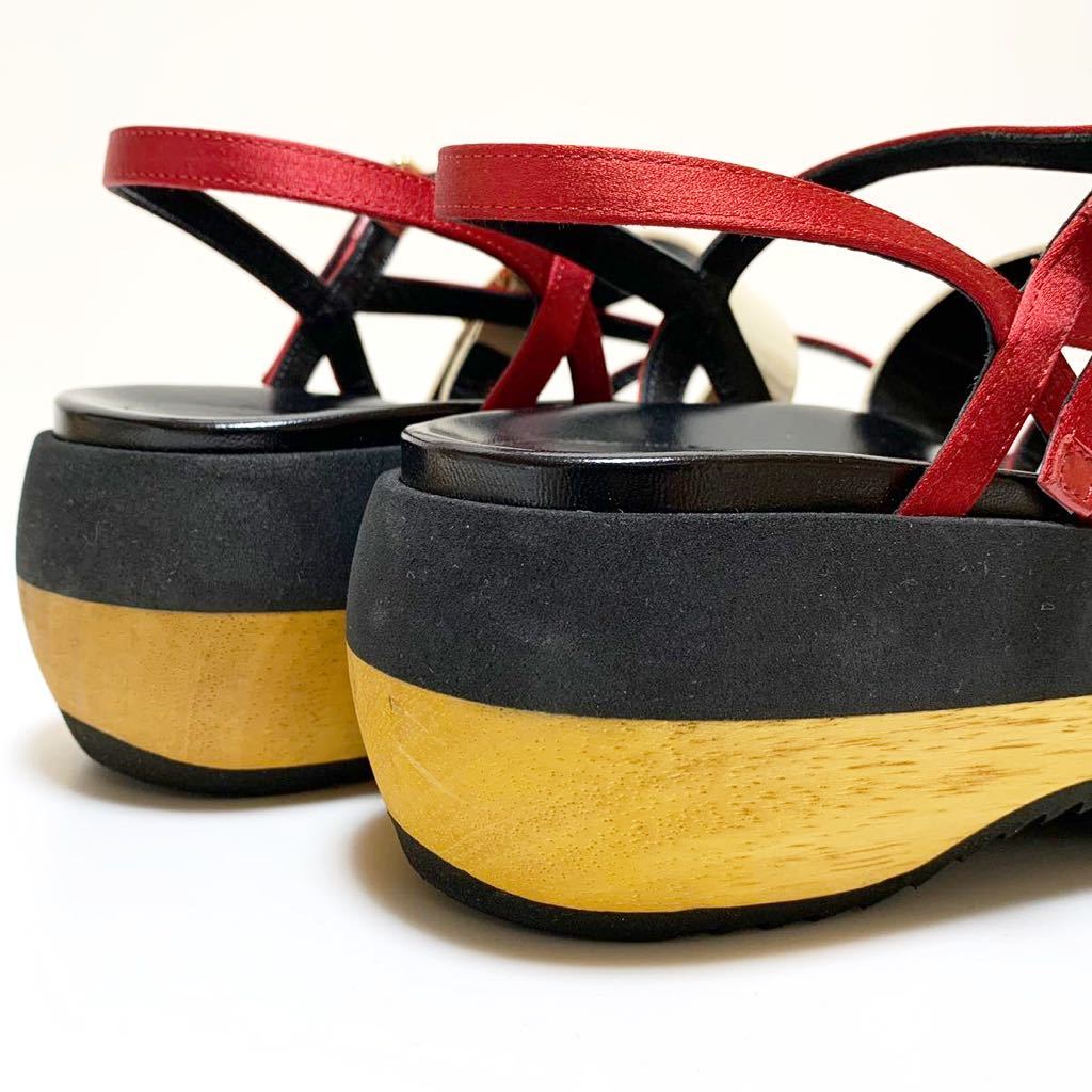 ☆未使用 マルニ MARNI プラットフォーム ストラップ サンダル size 37