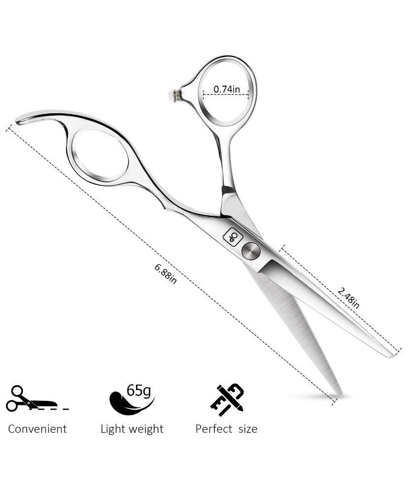  hair tongs cut scissors haircut hair cut tongs si The - left right Pro made of stainless steel 