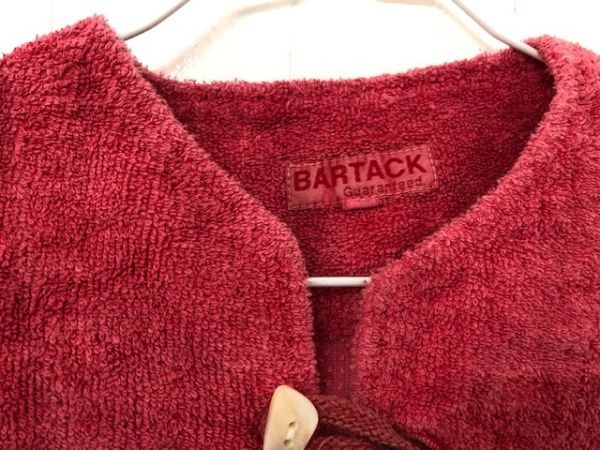 未使用 キッズ S バータック BARTACK ベスト タンクトップ ノースリーブ 重ね着 ピンク　PINK 子供服 タオル地 Y-7-13_画像3