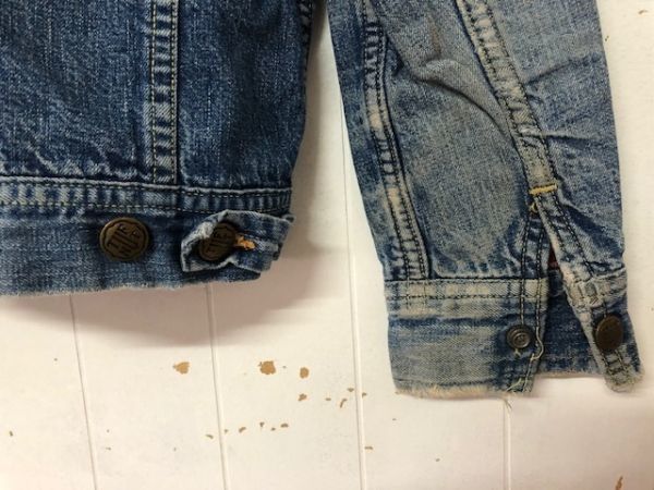 【 値下げ ! 】 Tuf Nut タフナッツ デニムジャケット ライナー チェック ヴィンテージ キッズ USA 古著 ジャケット カバーオール Y-13-20