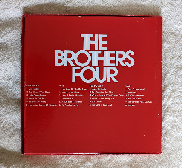 中古LPレコード The Brothers Four(ブラザースフォー)　The Brothers Four Gift Pack Series 2枚組_画像2