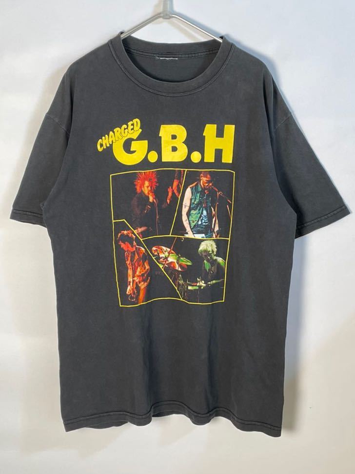 【バンドT】charged G.B.H Tシャツ フォト catch23 hellhole ヴィンテージ GBH
