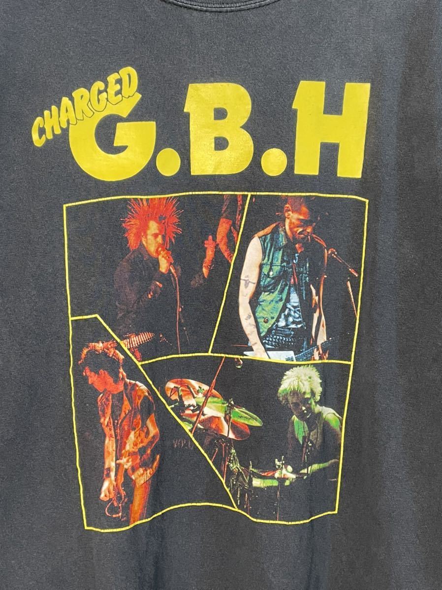 【バンドT】charged G.B.H Tシャツ フォト catch23 hellhole ヴィンテージ GBHの画像2