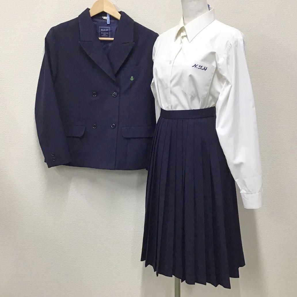 出産祝いなども豊富 F687 (中古) 兵庫県 西脇工業高校 3点セット /ブレザー/スカート 学生服