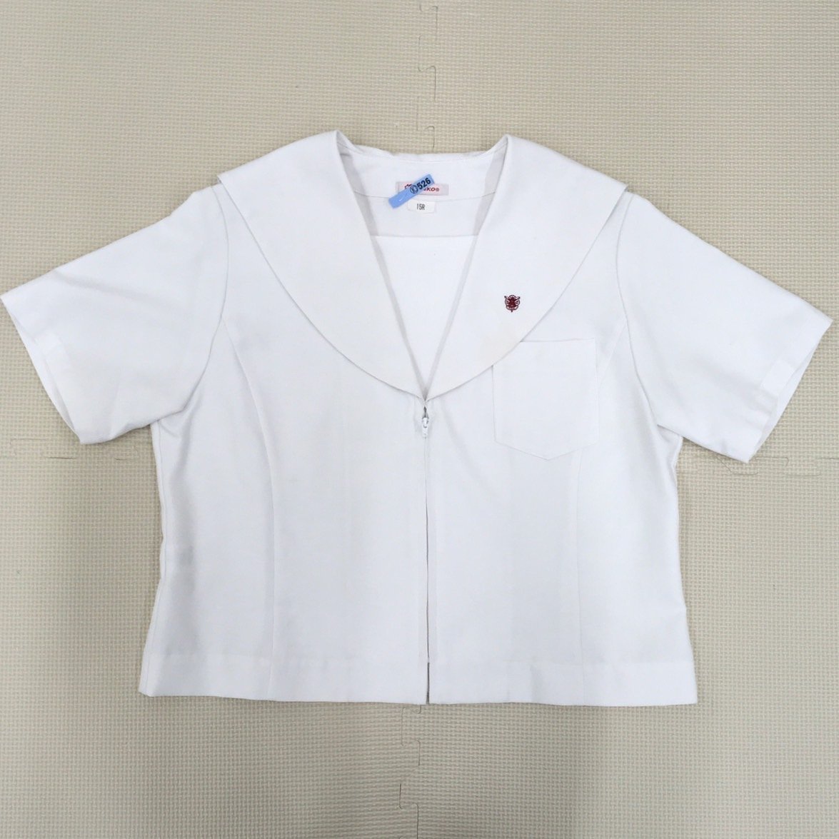 某メーカー 福岡県 (中古) AS395-1 八幡南高校 /15R 上下セット セーラー服 学生服