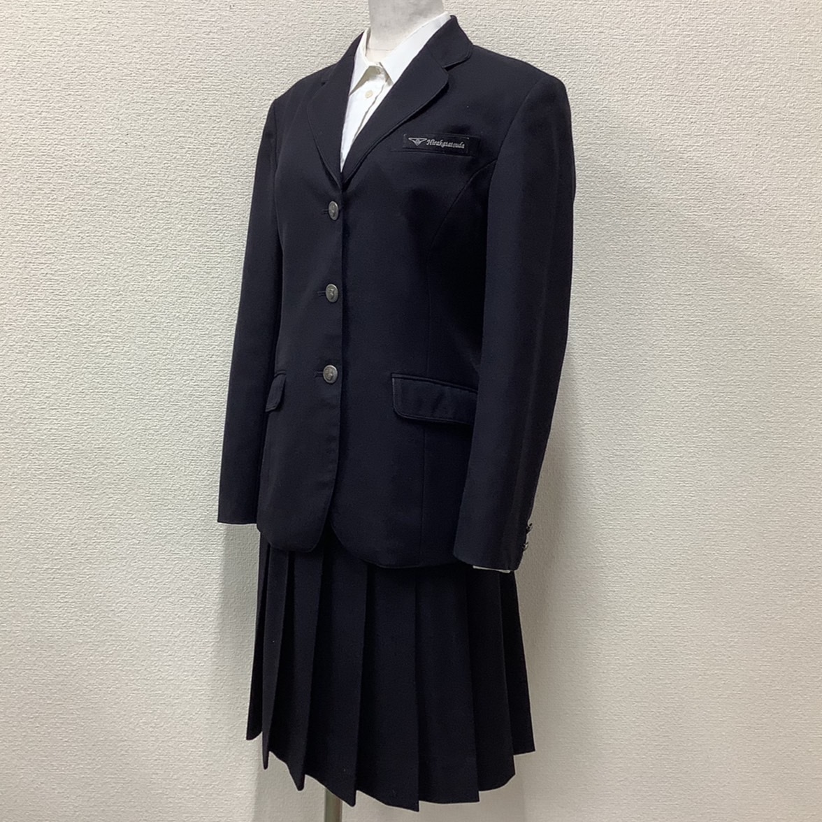 O)S423#(中古) 大阪府 枚方津田高校 3点セット /160A/W66 O)S423#(中古) 大阪府 枚方津田高校 3点セット /160A/W66