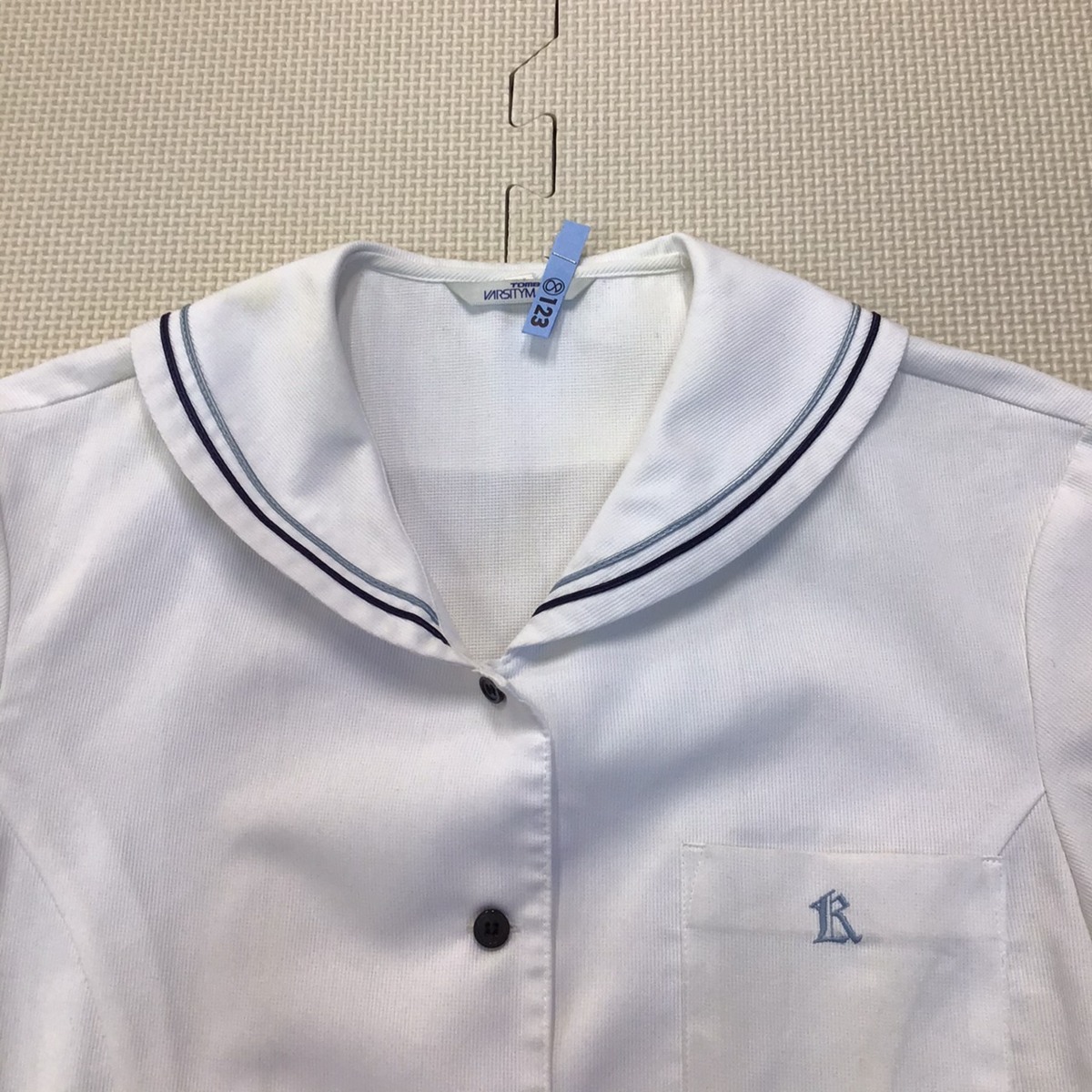 A)F123(中古) 愛知県 愛知啓成高校 セーラーブラウス服 3点 A)F123(中古) 愛知県 愛知啓成高校 セーラーブラウス服 3点