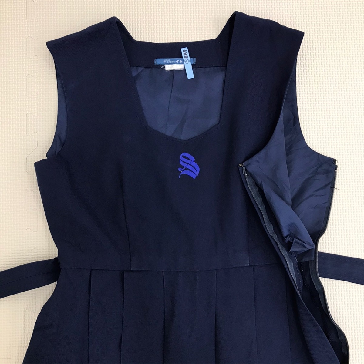 インポート・海外人気ブランド K888 (中古) 兵庫県 桜が丘中学校(旧制服) ジャンパースカート 学生服