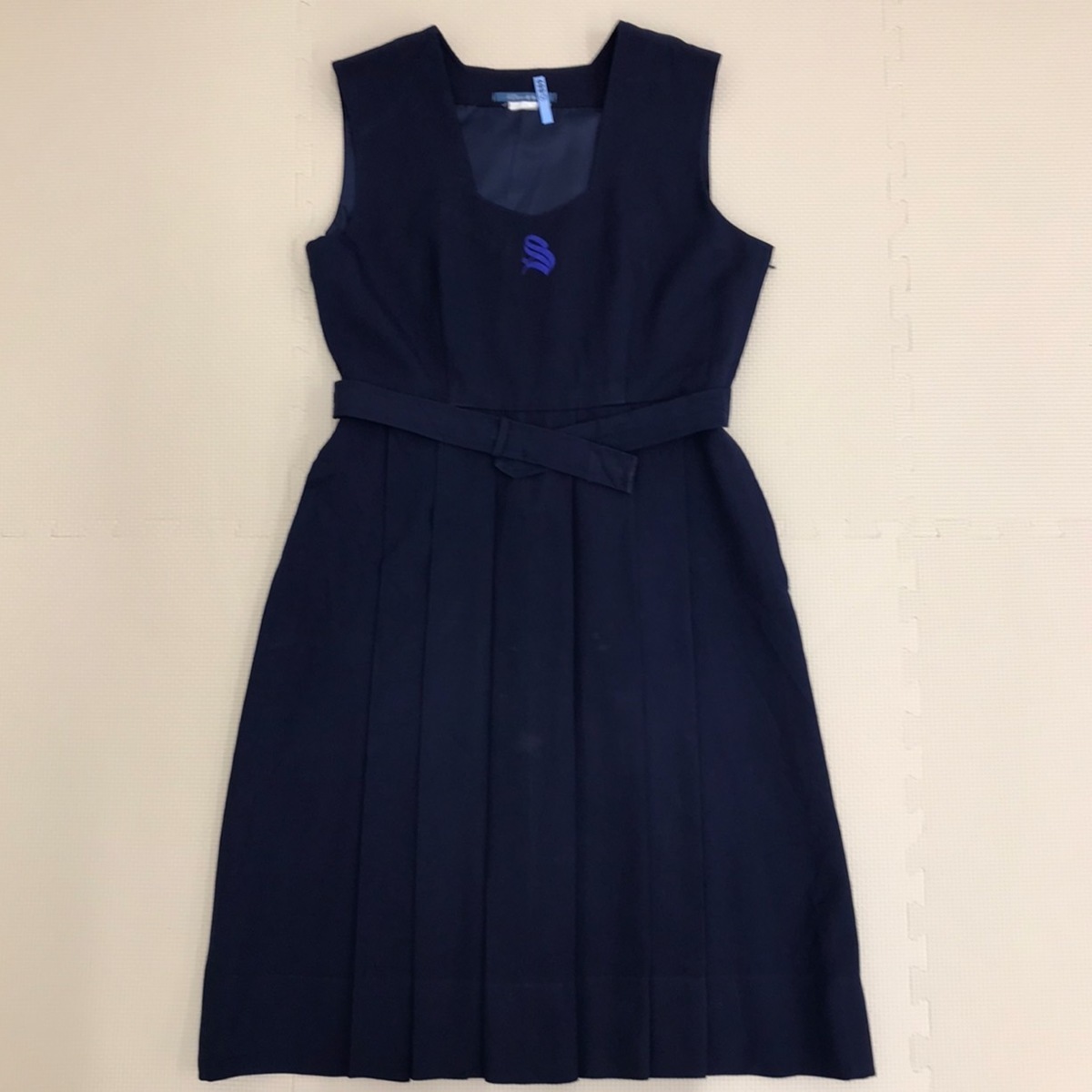 最愛 K888 (中古) 兵庫県 桜が丘中学校(旧制服) ジャンパースカート 学生服