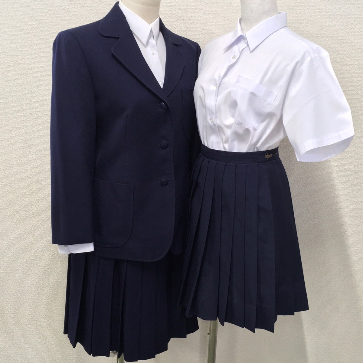新品本物 A570# /9K/11H/M/W64/W66/ブレザー/スカート 5点セット 制服 学生服