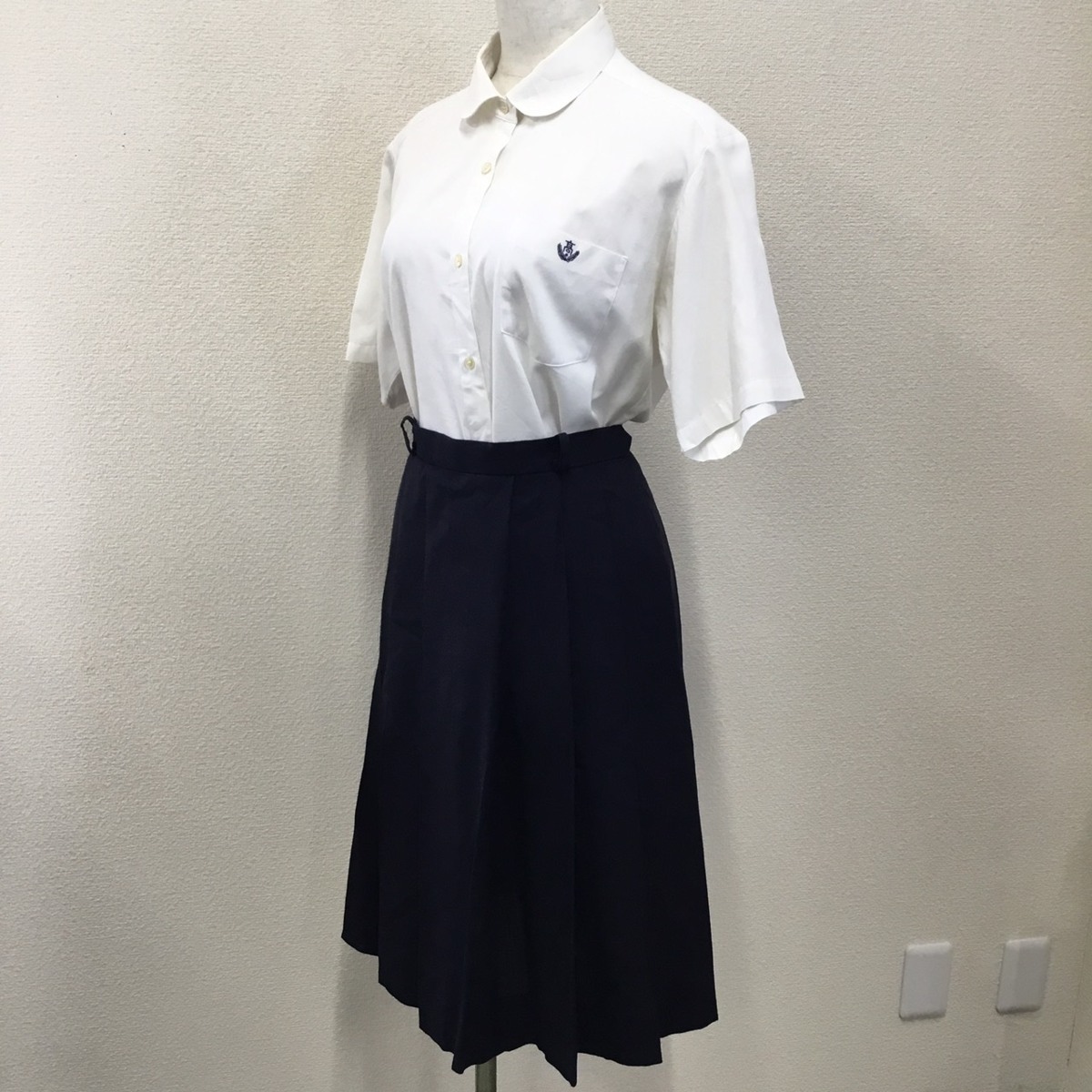 K940#(中古) 兵庫県 播磨農業高校(旧制服)ブラウス スカート 2 K940#(中古) 兵庫県 播磨農業高校(旧制服)ブラウス スカート 2