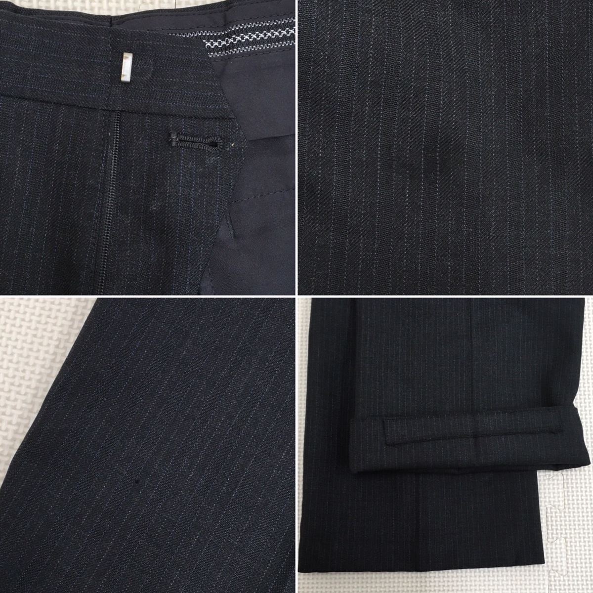 AT28-4 (中古) 栃木県 國學院大學栃木高校 男子学生服 3点セット /指定品/170A/W76/ブレザー/冬ズボン/ネクタイ/M.YURIKO/制服/冬服/中学校の画像7