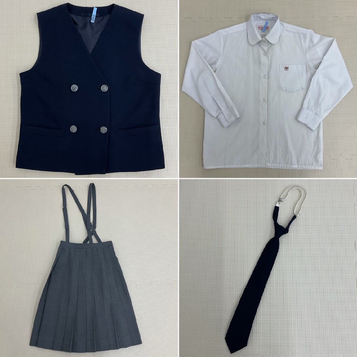 大特価放出! (中古) UT90 栃木県 /S/M/W63 5点セット 宇都宮市立陽南中学校 学生服