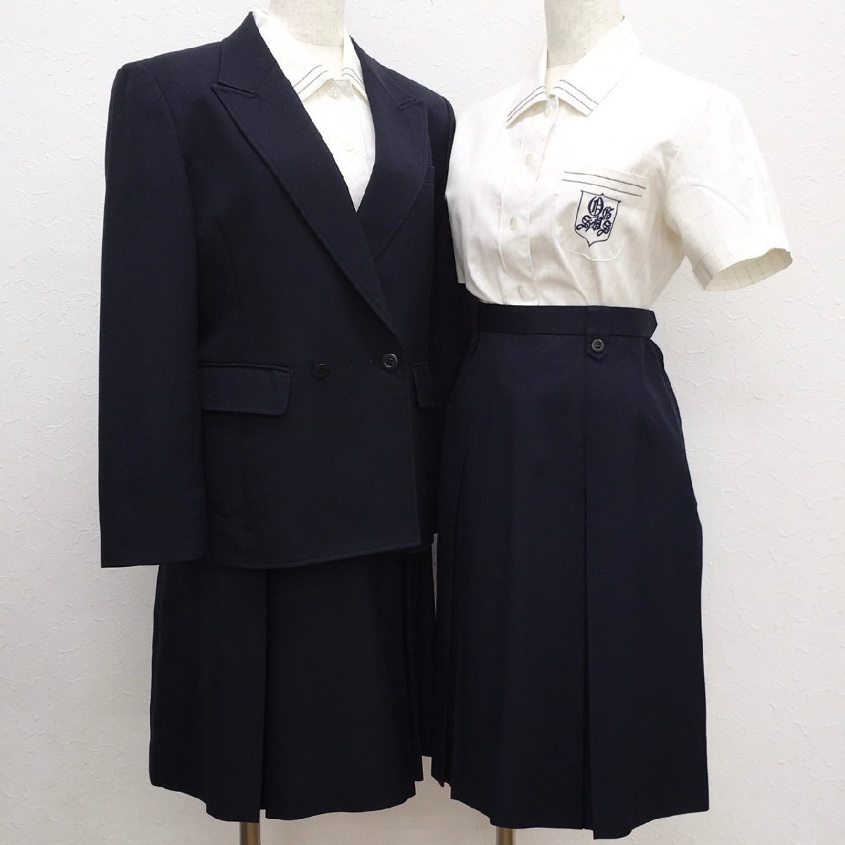 某メーカー AT143(中古)栃木県 大田原女子高校 5点セット /希少/155A/S/M 学生服