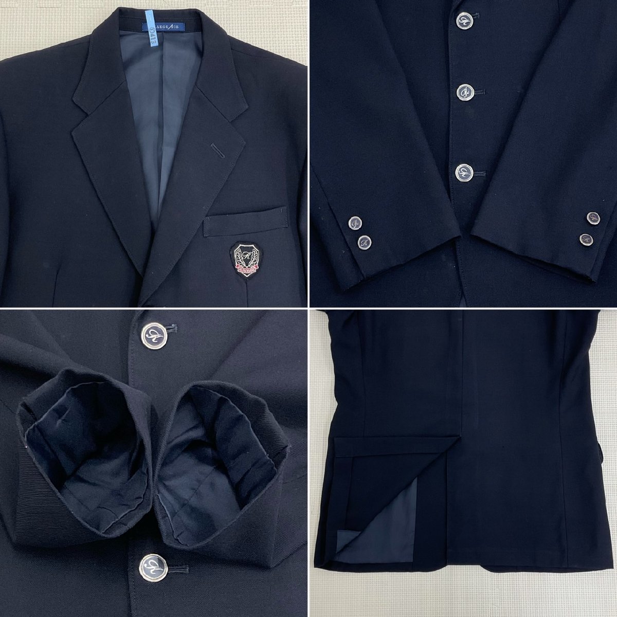UT99-3 (中古) 栃木県 黒羽高校 男子学生服 3点セット /指定 UT99-3 (中古) 栃木県 黒羽高校 男子学生服 3点セット /指定