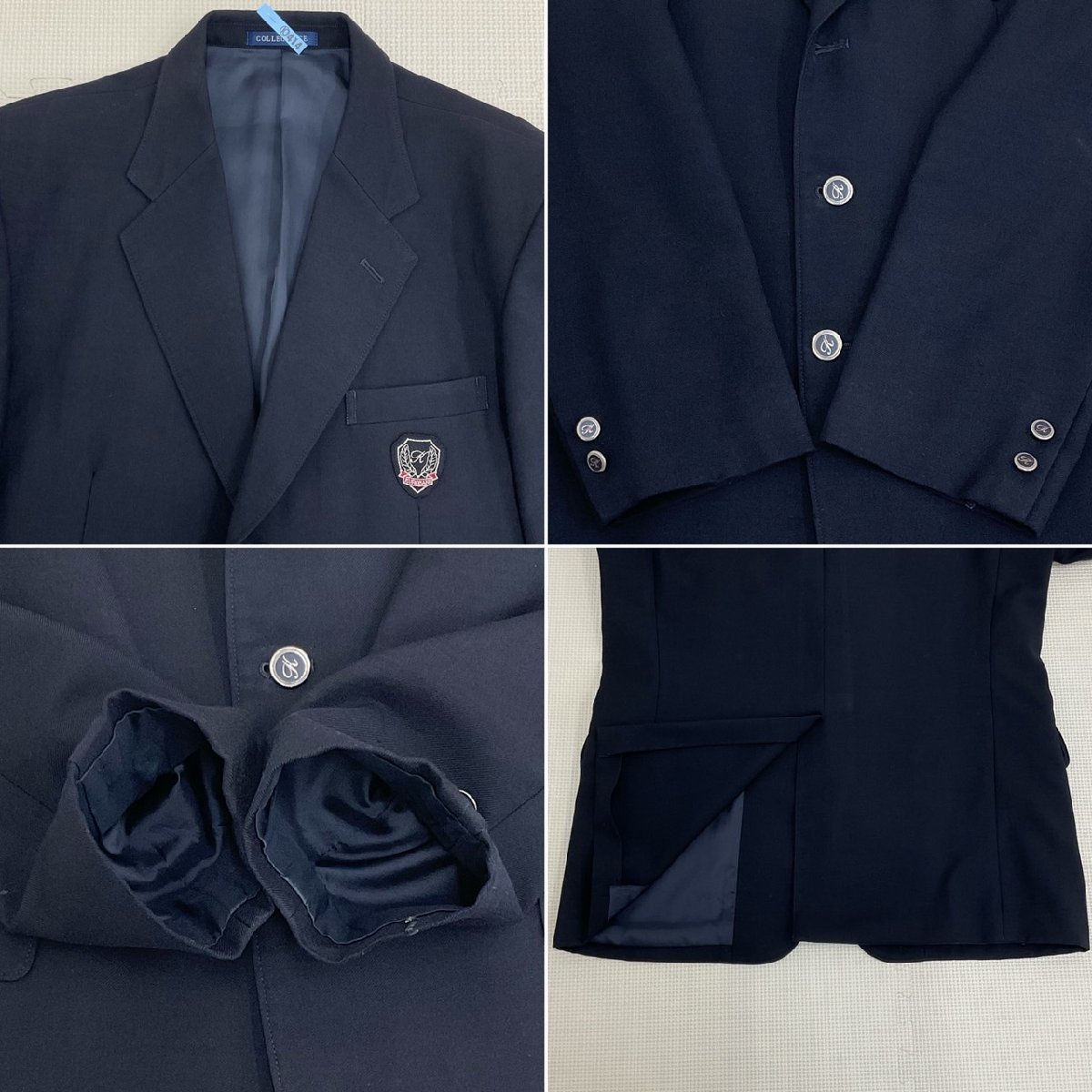 UT99-3 (中古) 栃木県 黒羽高校 男子学生服 3点セット /指定 UT99-3 (中古) 栃木県 黒羽高校 男子学生服 3点セット /指定