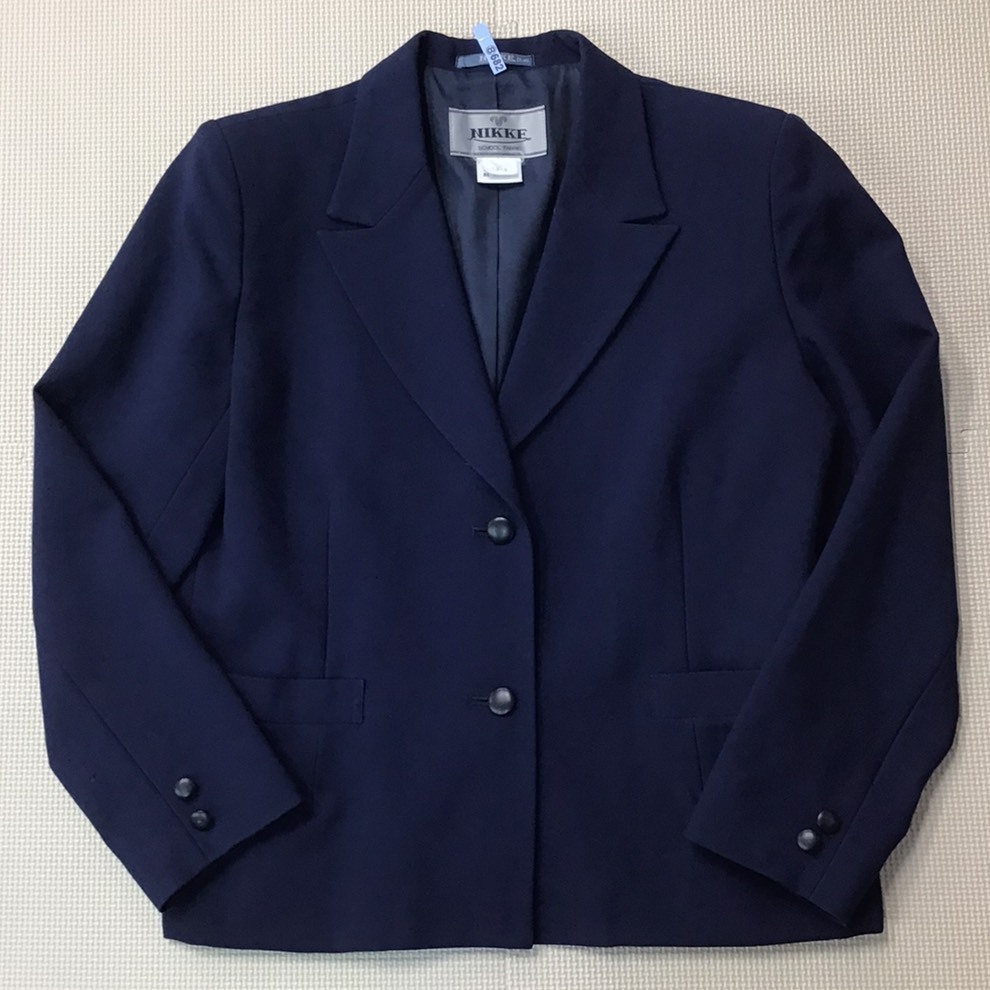 O)F680#(中古) 大阪方面 学生服 3点セット /ブレザー/スカート O)F680#(中古) 大阪方面 学生服 3点セット /ブレザー/スカート